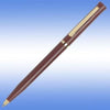 Branded Promotional SIGNATURE BALL PEN in Burgundy with Gold Gilt Trim Pen From Concept Incentives.