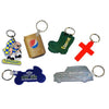 Branded Promotional PLASTIC SHAPE KEYRING Keyring From Concept Incentives.