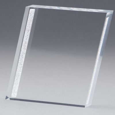 Branded Promotional SWAROVSKI ELEMENTS CRYSTAL HORIZON GLASS AWARD TROPHY Award From Concept Incentives.