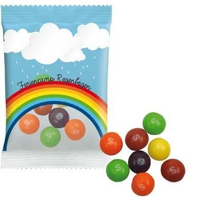 Branded Promotional 9G BAG OF FRUIT OR CRAZY SOURS SKITTLES Sweets From Concept Incentives.