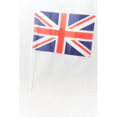 Branded Promotional UNION JACK HAND WAVING FLAG Flag From Concept Incentives.
