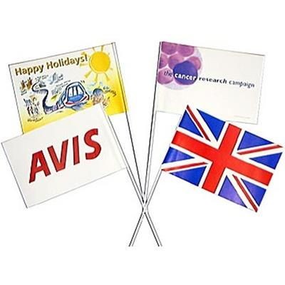 Branded Promotional PROMOTIONAL PAPER FLAG Flag From Concept Incentives.