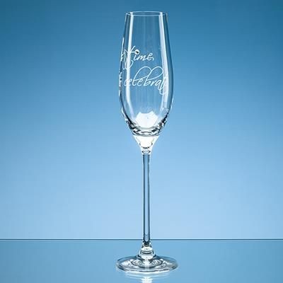 Branded Promotional 210ML ITS TIME TO CELEBRATE DIAMANTE CHAMPAGNE FLUTE Champagne Flute From Concept Incentives.