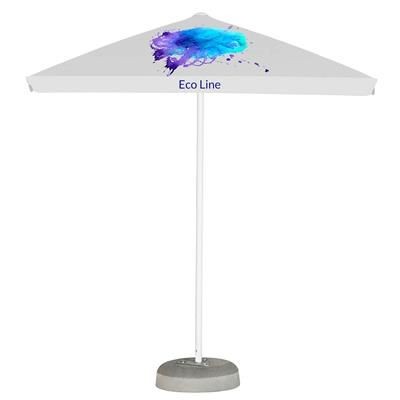 Branded Promotional SMALL ALUMINIUM METAL PARASOL Parasol Umbrella From Concept Incentives.