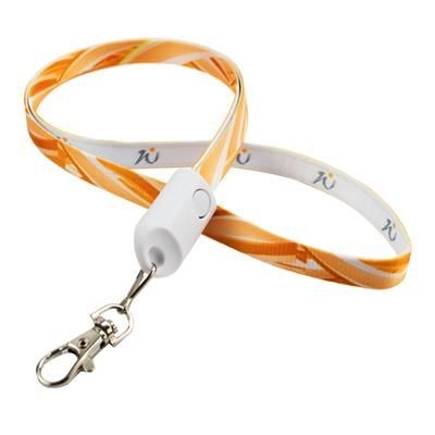 Branded Promotional SMART 2-IN-1 LANYARD Lanyard From Concept Incentives.