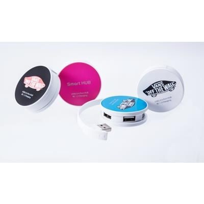 Branded Promotional PLASTIC SMART HUB Hub Port From Concept Incentives.