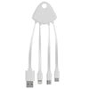Branded Promotional SMART JELLYFISH CABLE CHARGER in White Cable From Concept Incentives.