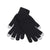 Branded Promotional ACRYLIC LYCRA BLEND MAGIC GLOVES in Black & Grey Gloves From Concept Incentives.