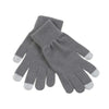 Branded Promotional ACRYLIC LYCRA BLEND MAGIC GLOVES in Grey Gloves From Concept Incentives.