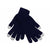 Branded Promotional ACRYLIC LYCRA BLEND MAGIC GLOVES in Navy Blue & Grey Gloves From Concept Incentives.