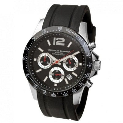 Branded Promotional JEAN LOUIS SCHERRER CHRONOGRAPH SPEEDWAY WATCH Watch From Concept Incentives.