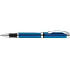 Branded Promotional SCIMITAR METAL ROLLERBALL PEN in Blue Pen From Concept Incentives.