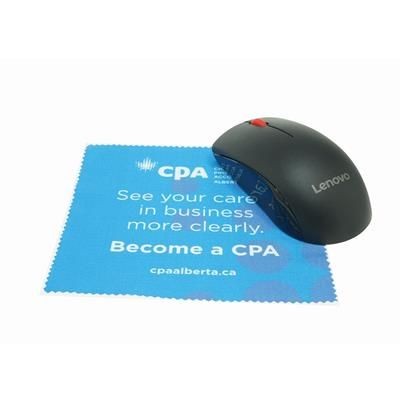 Branded Promotional FULL COLOUR MICROFIBRE MOUSEMAT - 6 X 6 INCH Mousemat From Concept Incentives.