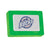 Branded Promotional SNAP ERASER in Green Pencil Eraser From Concept Incentives.