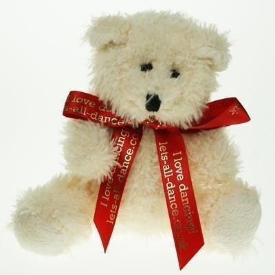 Branded Promotional 12CM SNOWY BEAR Soft Toy From Concept Incentives.