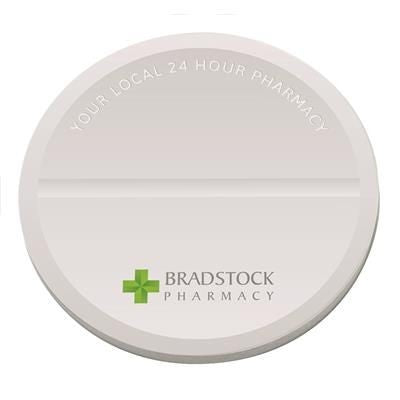 Branded Promotional 70MM ROUND STICKY-SMART NOTES Note Pad From Concept Incentives.