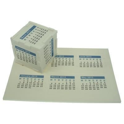 Branded Promotional SNAFOOZ LARGE FOAM CUBE CALENDAR PUZZLE Puzzle From Concept Incentives.