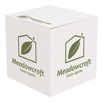 Branded Promotional STICKY-SMART CUBE BLOCK FUN Note Pad From Concept Incentives.