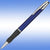 Branded Promotional SONATA BALL PEN in Blue with Black Grip & Silver Trim Pen From Concept Incentives.