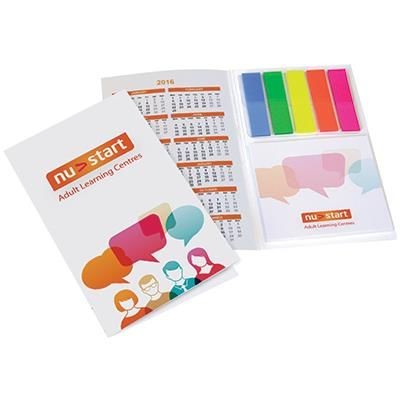 Branded Promotional STICKY SMART ORGANIZER Tape Flag Set From Concept Incentives.