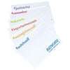 Branded Promotional A7 VARIABLE PRINT STICKY-SMART NOTES Note Pad From Concept Incentives.