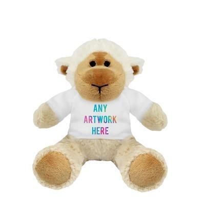 Branded Promotional PRINTED PROMOTIONAL SOFT TOY 15CM LUCY LAMB Soft Toy From Concept Incentives.