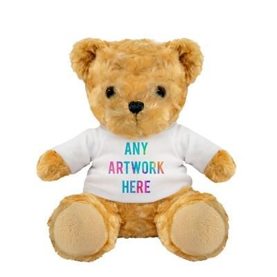 Branded Promotional PRINTED PROMOTIONAL SOFT TOY 16CM VICTORIA TEDDY BEAR Soft Toy From Concept Incentives.