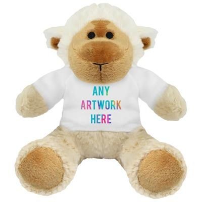 Branded Promotional PRINTED PROMOTIONAL SOFT TOY 20CM LUCY LAMB Soft Toy From Concept Incentives.