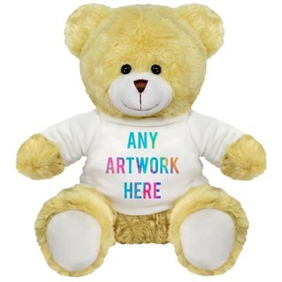 Branded Promotional PRINTED PROMOTIONAL SOFT TOY 30CM ELIZABETH TEDDY BEAR Soft Toy From Concept Incentives.