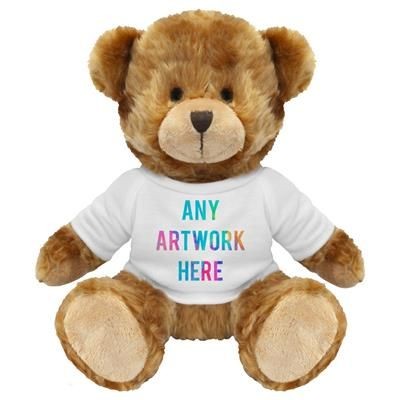 Branded Promotional PRINTED PROMOTIONAL SOFT TOY CHARLES TEDDY BEAR Soft Toy From Concept Incentives.