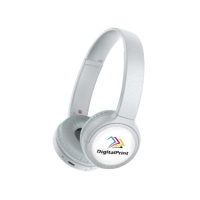 Branded Promotional SONY CH510 CORDLESS HEADPHONES in White Earphones from Concept Incentives