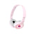 Branded Promotional SONY ZX110 WIRED HEADPHONES in Pink Earphones From Concept Incentives.