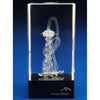 Branded Promotional CRYSTAL GLASS SORRENTO PAPERWEIGHT OR AWARD Award From Concept Incentives.