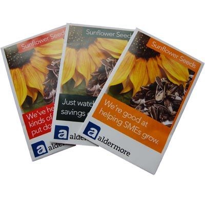 Branded Promotional CUSTOMISED ENVELOPE STYLE SEEDS PACKET Seeds From Concept Incentives.