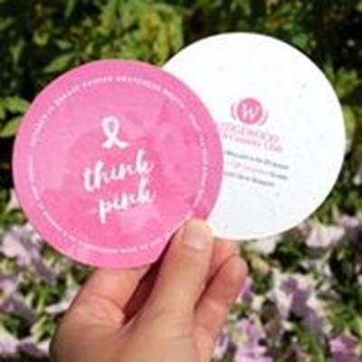 Branded Promotional CUSTOMISED SEEDS PAPER COASTER Seeds From Concept Incentives.