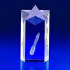 Branded Promotional CRYSTAL GLASS SPACE PAPERWEIGHT OR AWARD Award From Concept Incentives.