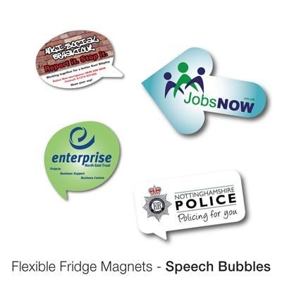 Branded Promotional VARIOUS SPEECH BUBBLE SHAPE FLEXIBLE FRIDGE MAGNET Fridge Magnet From Concept Incentives.