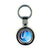 Branded Promotional KEYRING with Spinning Central Disc Keyring From Concept Incentives.