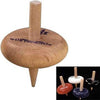 Branded Promotional HARDWOOD SPINNING TOP Spinning Top From Concept Incentives.