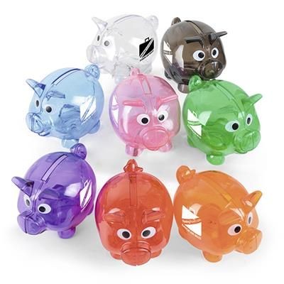 Branded Promotional PIGLET BANK Money Box From Concept Incentives.