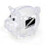 Branded Promotional PIGLET BANK in Translucent Money Box From Concept Incentives.