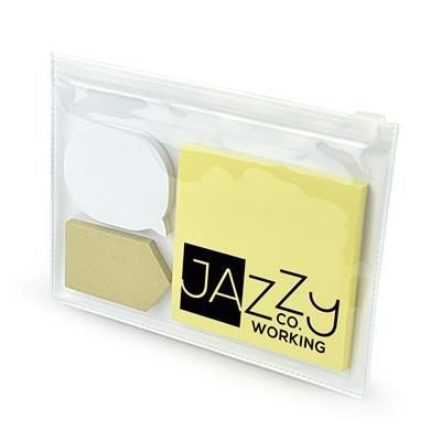 Branded Promotional GREYSON DESK SET Note Pad From Concept Incentives.