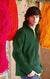 Branded Promotional FRUIT OF THE LOOM ZIP NECK OUTDOOR FLEECE Fleece From Concept Incentives.