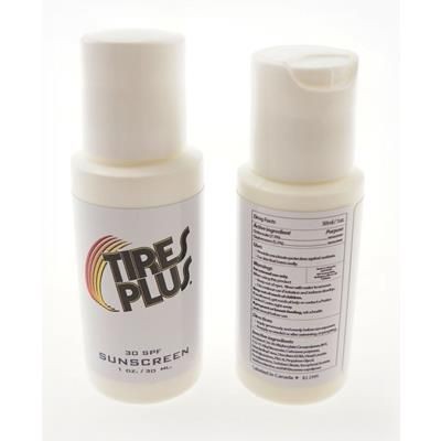 Branded Promotional 1 OZ SPF 30 SUNSCREEN Sun Lotion Cream From Concept Incentives.