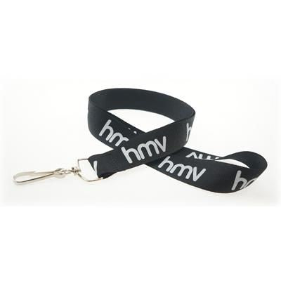 Branded Promotional 1 INCH SILKSCREENED FLAT LANYARD with J Hook Lanyard From Concept Incentives.