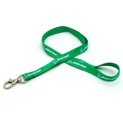 Branded Promotional 1 - 2 INCH SILKSCREENED FLAT LANYARD with Deluxe Swivel Hook Lanyard From Concept Incentives.