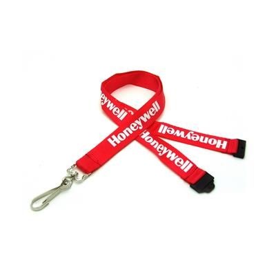 Branded Promotional 3 - 4 INCH SILKSCREENED FLAT LANYARD with Sew on Breakaway Lanyard From Concept Incentives.