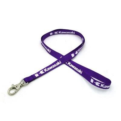 Branded Promotional 3 - 8 INCH SILKSCREENED FLAT LANYARD with Deluxe Swivel Hook Lanyard From Concept Incentives.