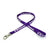 Branded Promotional 3 - 8 INCH SILKSCREENED FLAT LANYARD with Deluxe Swivel Hook Lanyard From Concept Incentives.