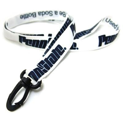 Branded Promotional 3 - 4 INCH SILKSCREENED RECYCLED LANYARD with Detachable Buckle Lanyard From Concept Incentives.